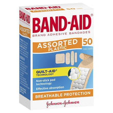 Band-Aid Plastic Strips Assorted Shapes 50 Pack - GimmeNow