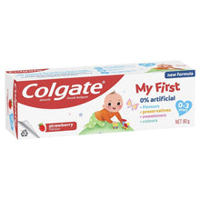 Colgate Toothpaste Kids Anticavity 0-3 Years Strawberry Flavour 80g