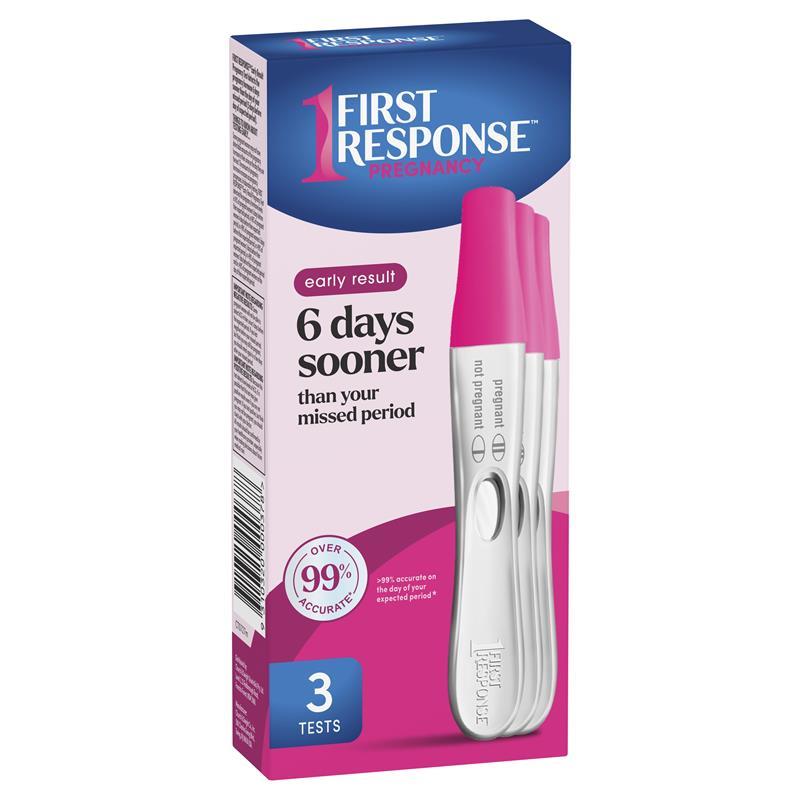 First Response Instream Pregnancy Test 3 Tests