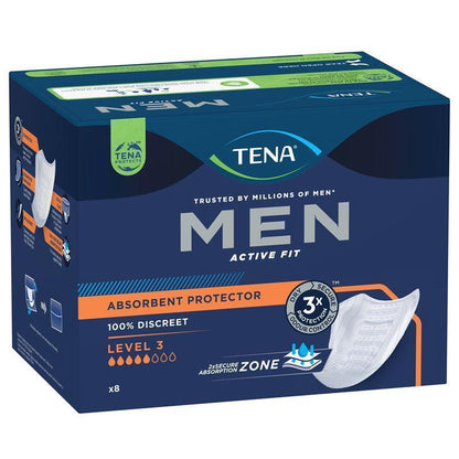 TENA Men Pads Level 3 8 Pack