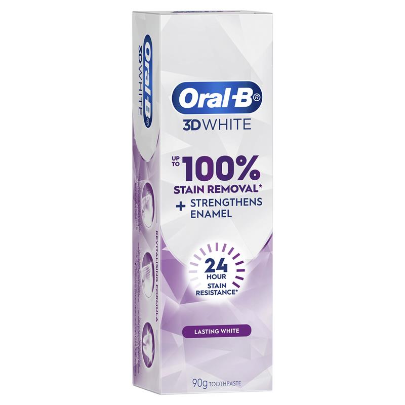 Oral B Toothpaste 3D White Enamel Strong 90g