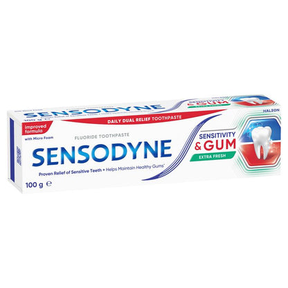 Sensodyne Toothpaste Sensitivity & Gum Extra Fresh 100g NEW