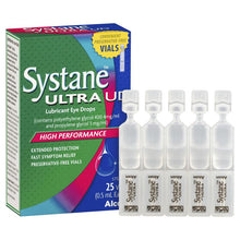 Systane Ultra Lubricant Eye Drops Preservative Free Unit Dose 25 x 0.5ml Vials - GimmeNow