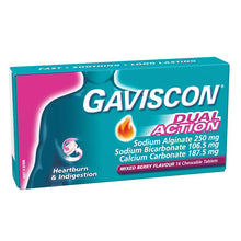 Gaviscon Dual Action Heartburn and Indigestion Relief Mixed Berry 16 Pack