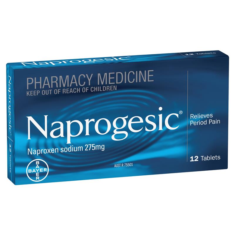 Naprogesic 275mg Tablets 12 Pack