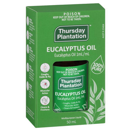 Thursday Plantation 100% Pure Eucalyptus Oil 50ml