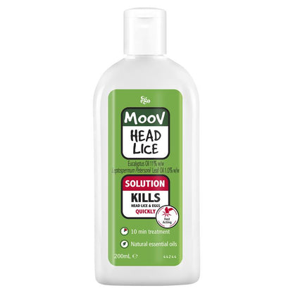 Moov Head Lice Solution 200Ml - Lice/Nits