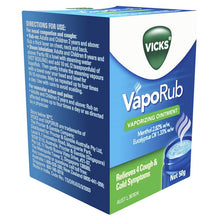 Vicks VapoRub Ointment Decongestant Chest Rub 50g - GimmeNow