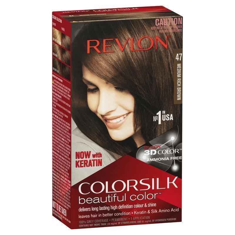 Revlon ColorSilk 47 Medium Rich Brown