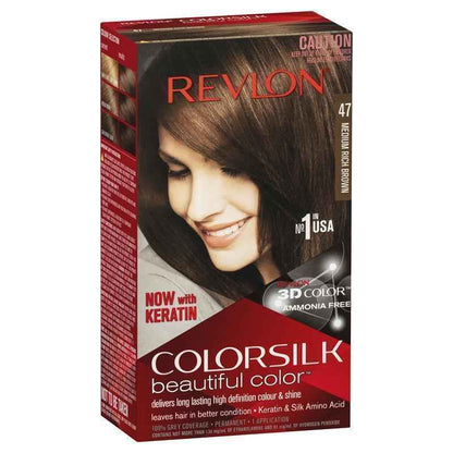 Revlon ColorSilk 47 Medium Rich Brown