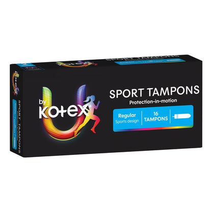 U by Kotex Sport Tampons Regular 16 Pack