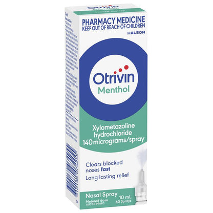 Otrivin Adult Nasal Spray Menthol 10ml
