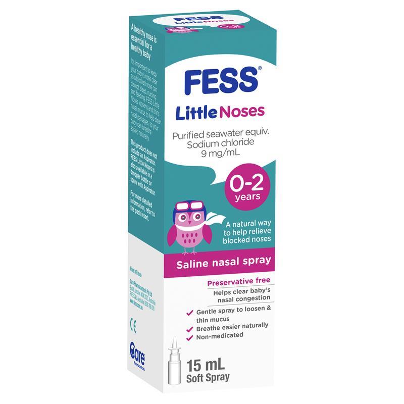Fess Little Noses Saline Nose Spray Single 15ml - GimmeNow