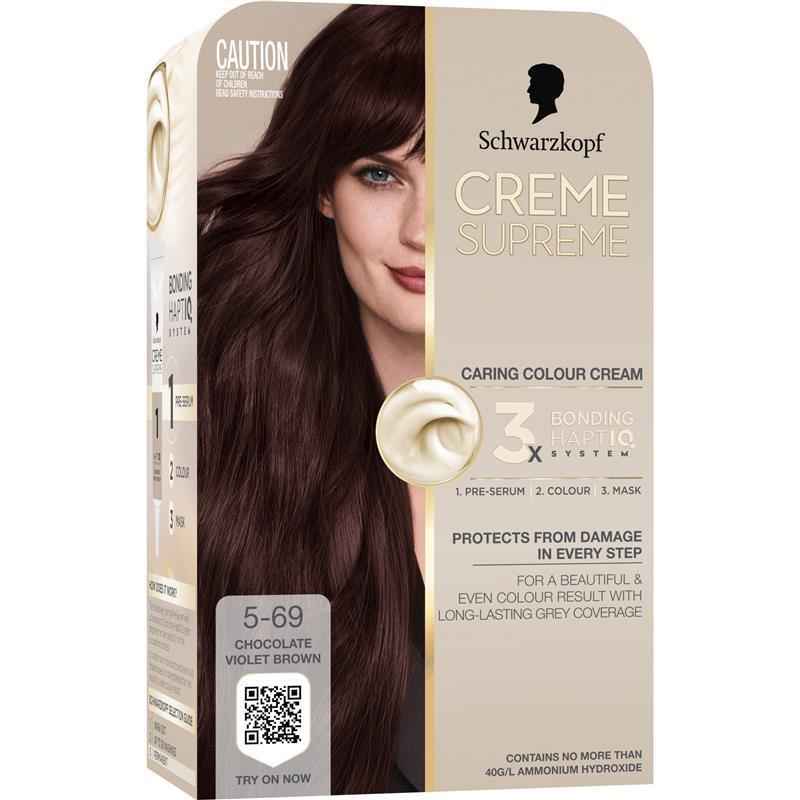 Schwarzkopf Creme Supreme Permanent Chocolate Violet 5-69