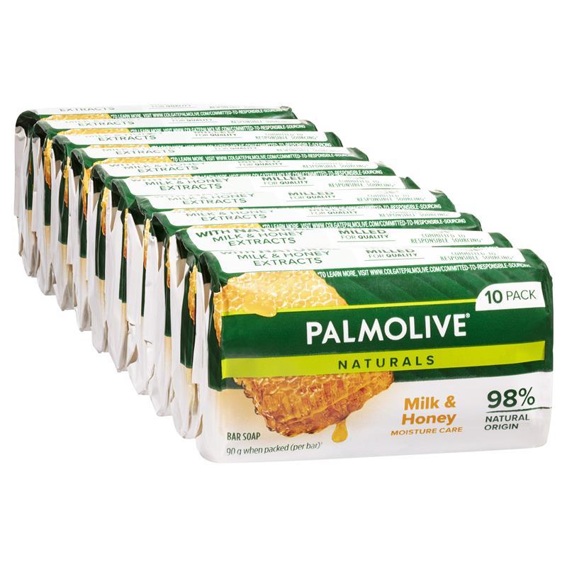 Palmolive Naturals Replenishing Bar Soap Milk & Honey 10 x 90g