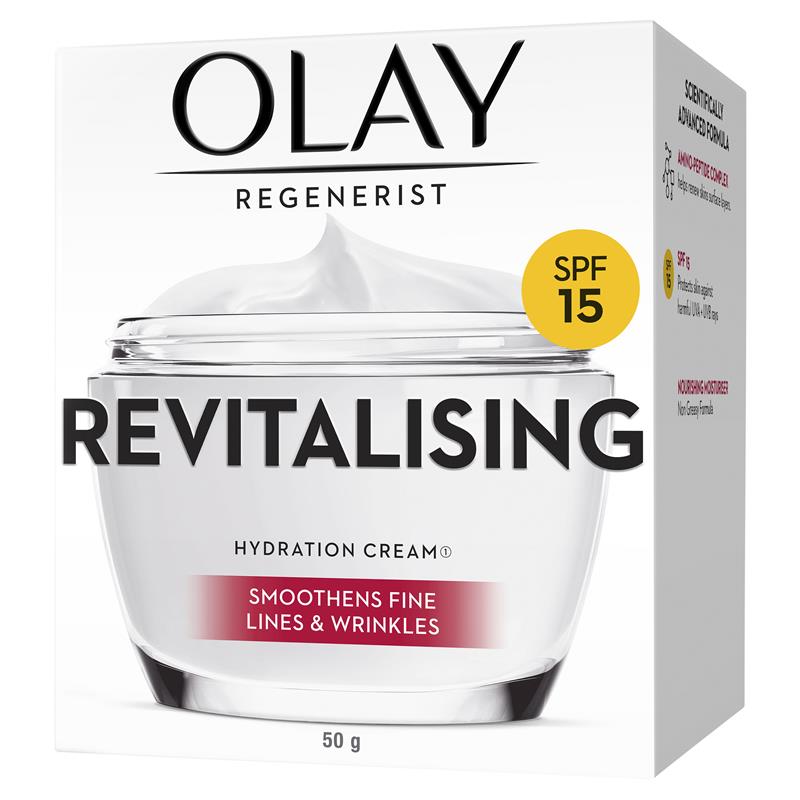Olay Regenerist Advanced Anti-Ageing Revitalising Hydration Face Cream SPF15 50g
