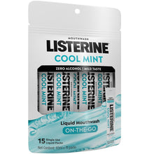 Listerine Mouthwash Cool Mint Zero 10ml x 15 Pack