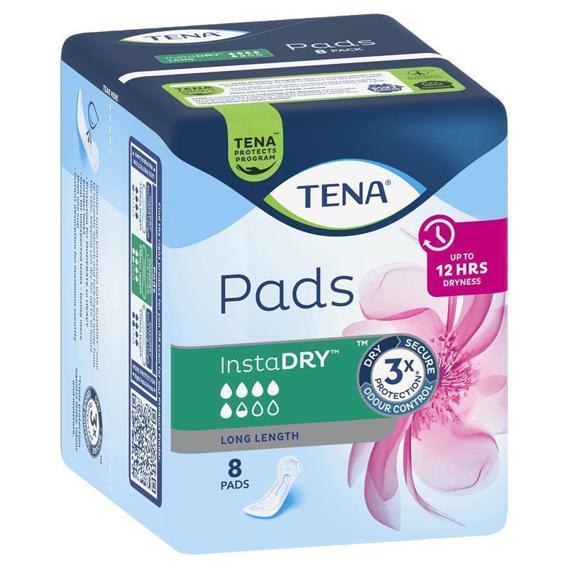 TENA Pads InstaDry 8 Pack