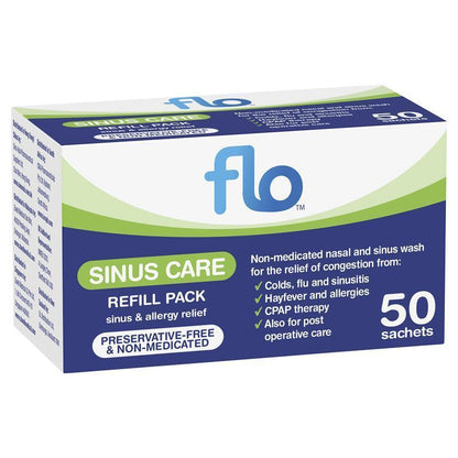 FLO Sinus Care Refill Pack 50 Sachets
