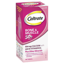 Caltrate Bone & Muscle 50+ 100 Tablets - GimmeNow