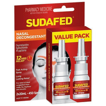 Sudafed Nasal Spray Pump Twin Pack