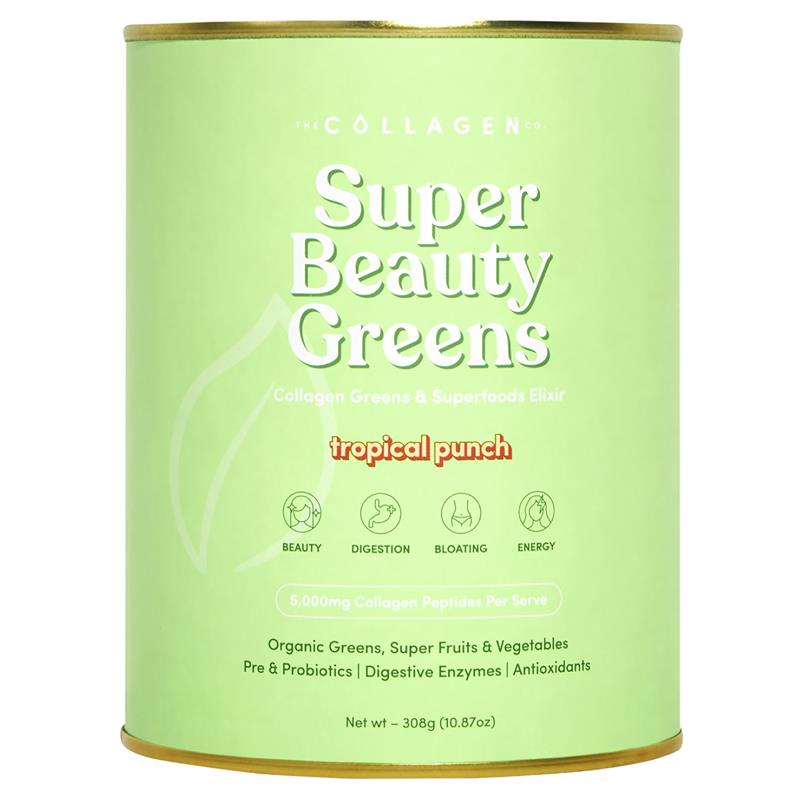 The Collagen Co Super Beauty Greens Tropical Punch 308g