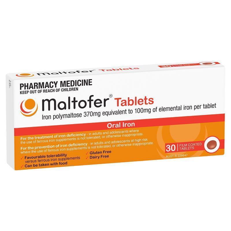 Maltofer Oral Iron 100mg 30 Tablets - GimmeNow