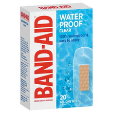 Band-Aid Waterproof Clear Regular 20