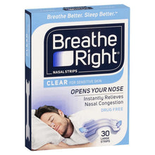 Breathe Right Clear Large Nasal Congestion Strips 30 - GimmeNow