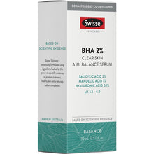 Swisse Skincare BHA 2% Clear Skin AM Balance Serum 30ml - GimmeNow