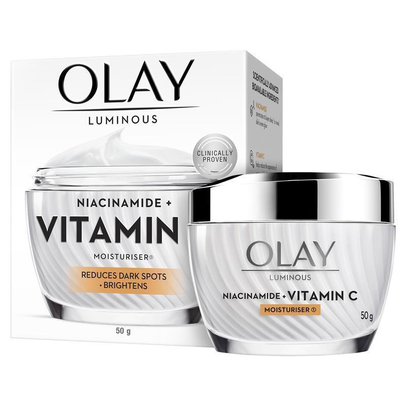 Olay Luminous Niacinamide + Vitamin C Moisturiser 50g - GimmeNow