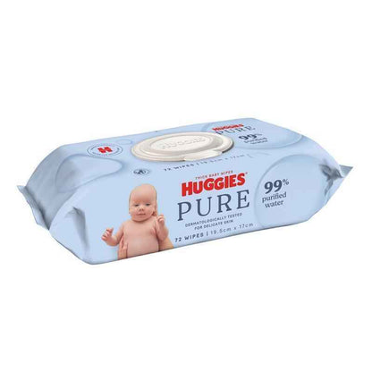 Huggies 99% Water Refill 72 Pack