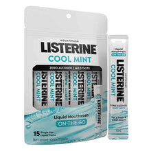 Listerine Mouthwash Cool Mint Zero 10ml x 15 Pack