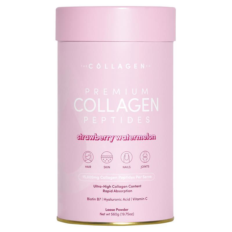 The Collagen Co Premium Collagen Peptides Strawberry Watermelon 560g