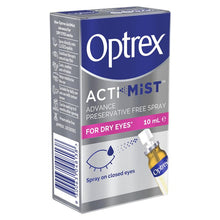 Optrex Advance Actimist Preservative Free Dry Eye Spray 10ml