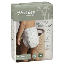 Tooshies Eco Nappies with Organic Bamboo Size 5 Walker 13-18kg, 32 pack