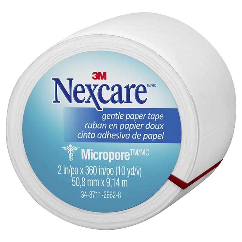Nexcare Micropore Gentle Paper Tape White 50.8mm x 9.14m - GimmeNow