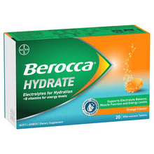 Berocca Hydrate Orange 20 Effervescent Tablets - GimmeNow