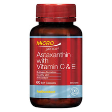 Microgenics Astaxanthin High Strength With Vitamin C & E 60 Capsules