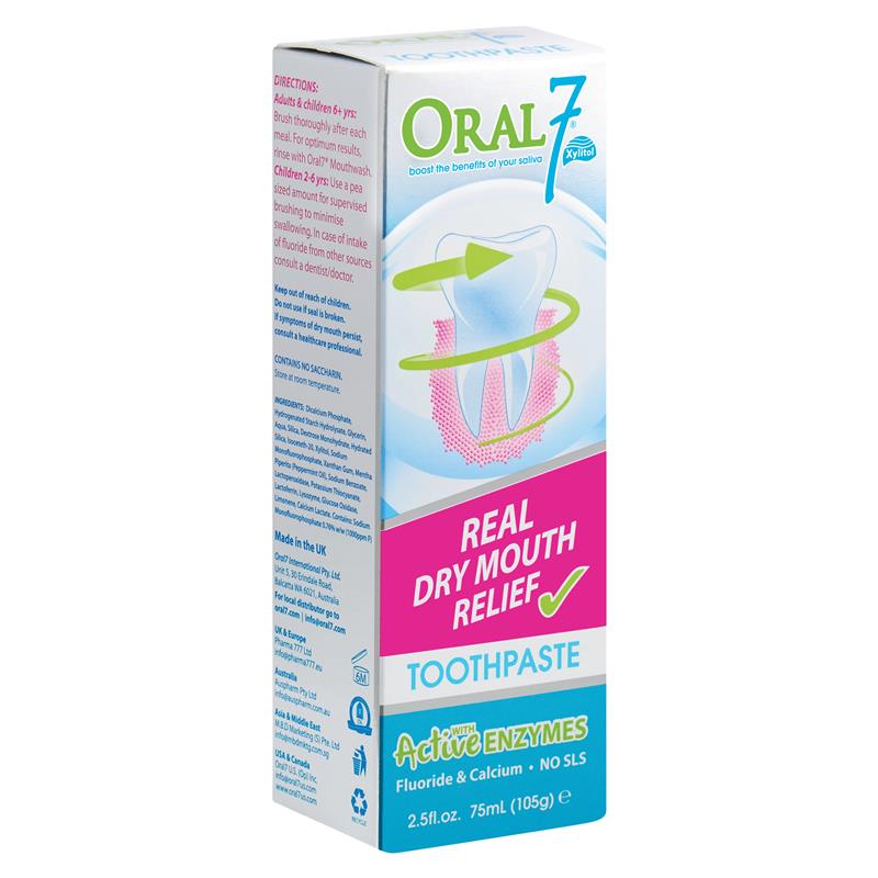 Oral7 Dry Mouth Toothpaste 75ml