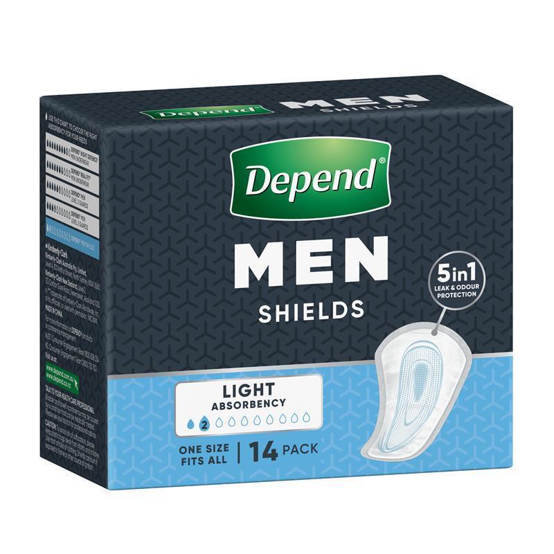 Depend Shields 14 Pack
