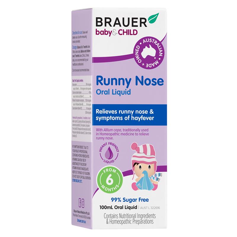 Brauer Children's Runny Nose Relief 100ml