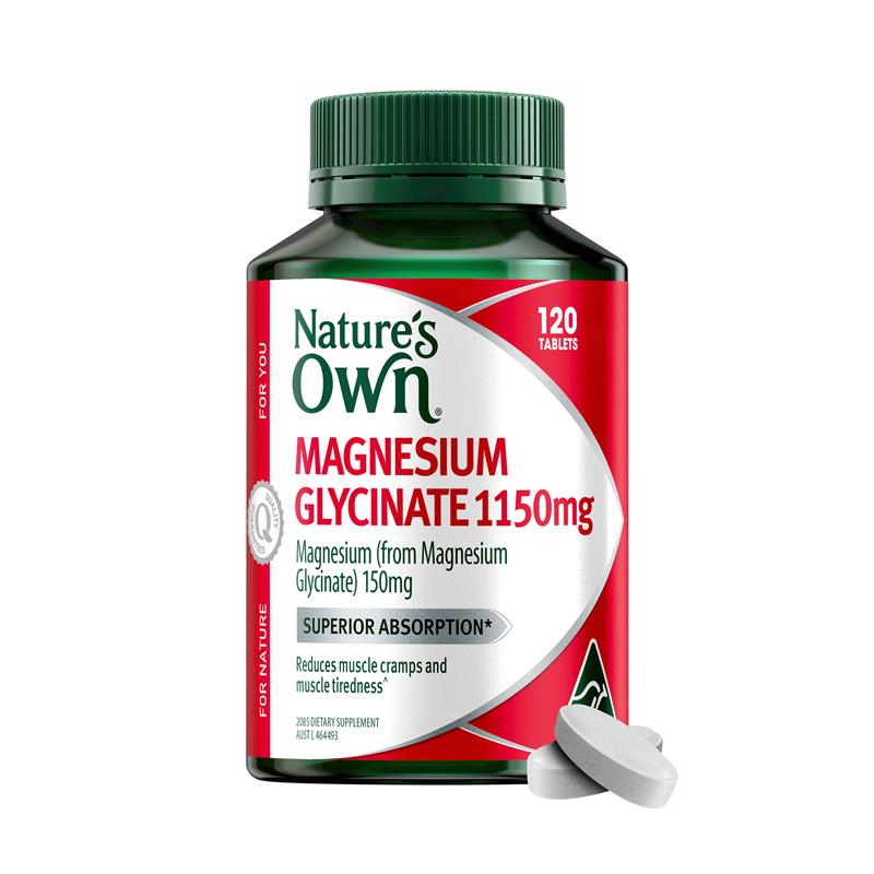 Nature's Own Magnesium Glycinate 120 Tablets