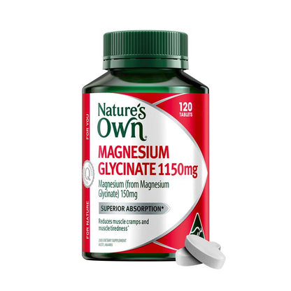 Nature's Own Magnesium Glycinate 120 Tablets