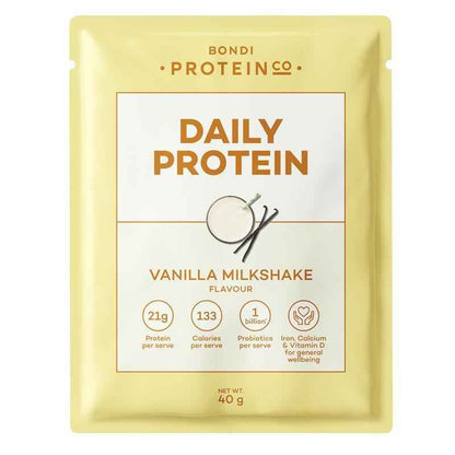 Bondi Protein Co Daily Protein Vanilla Milkshake Sachet 40g