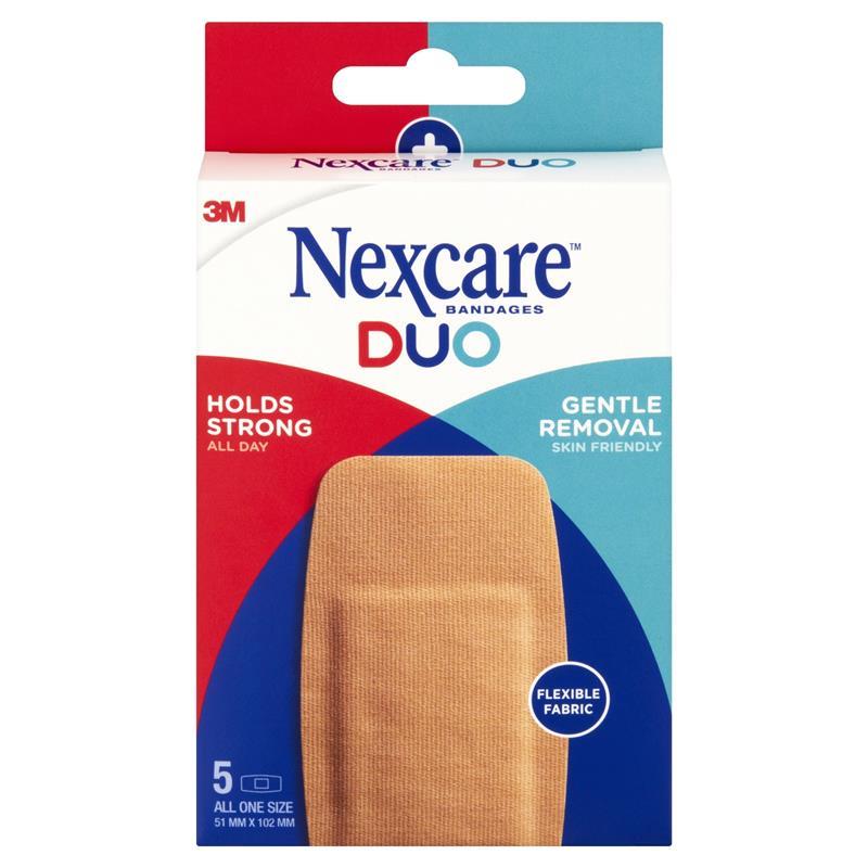 Nexcare Duo Knee & Elbow Bandages 5 Pack