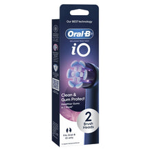 Oral B Power Toothbrush iO Clean and Gum Protect Refills Black 2 Pack