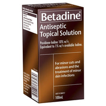 Betadine Antiseptic Topical Solution Liquid 100mL - GimmeNow