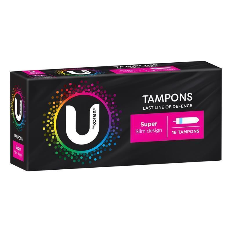U by Kotex Tampons Super 16 Pack