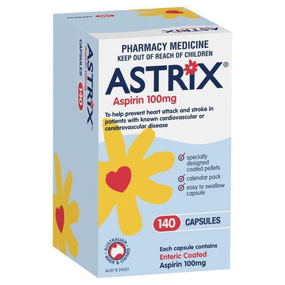 Astrix 100mg 140 Capsules - GimmeNow